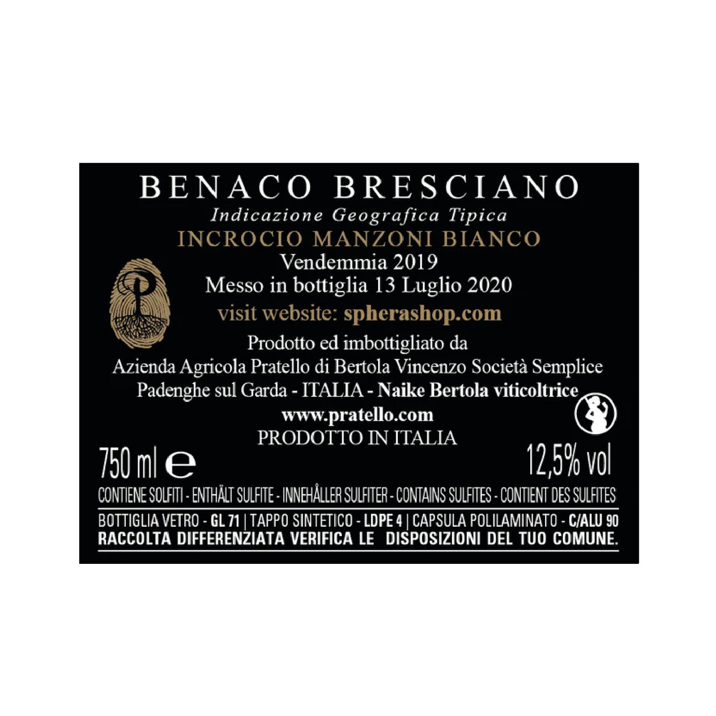 Manzoni Bianco Anfora 2019
