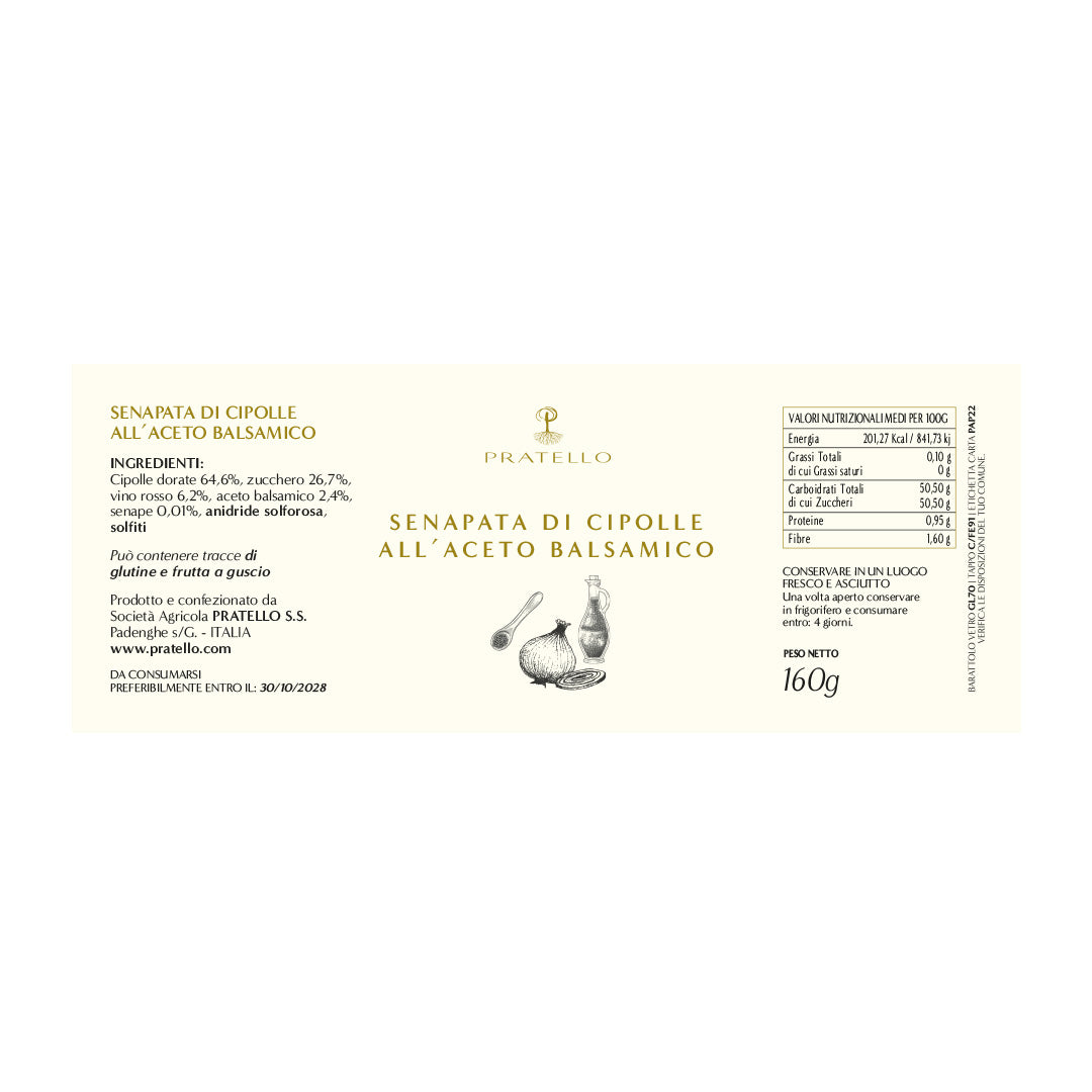 Senapata di Cipolle all'aceto balsamico