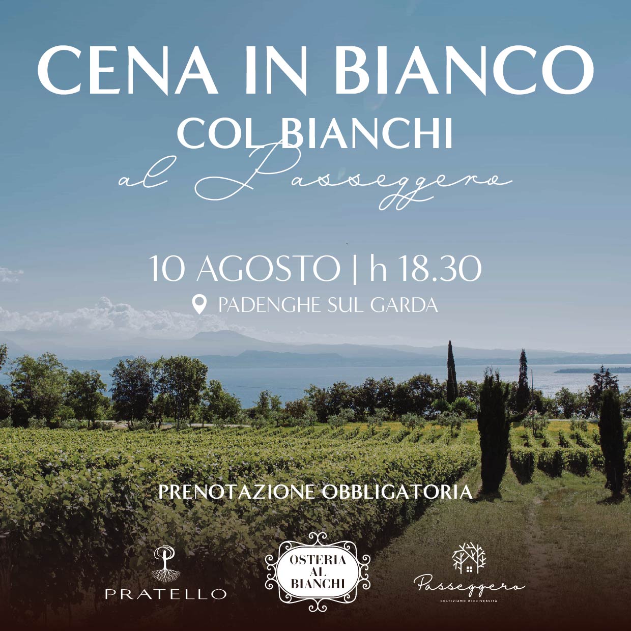 Cena in Bianco - col Bianchi - al Passeggero 🥂
