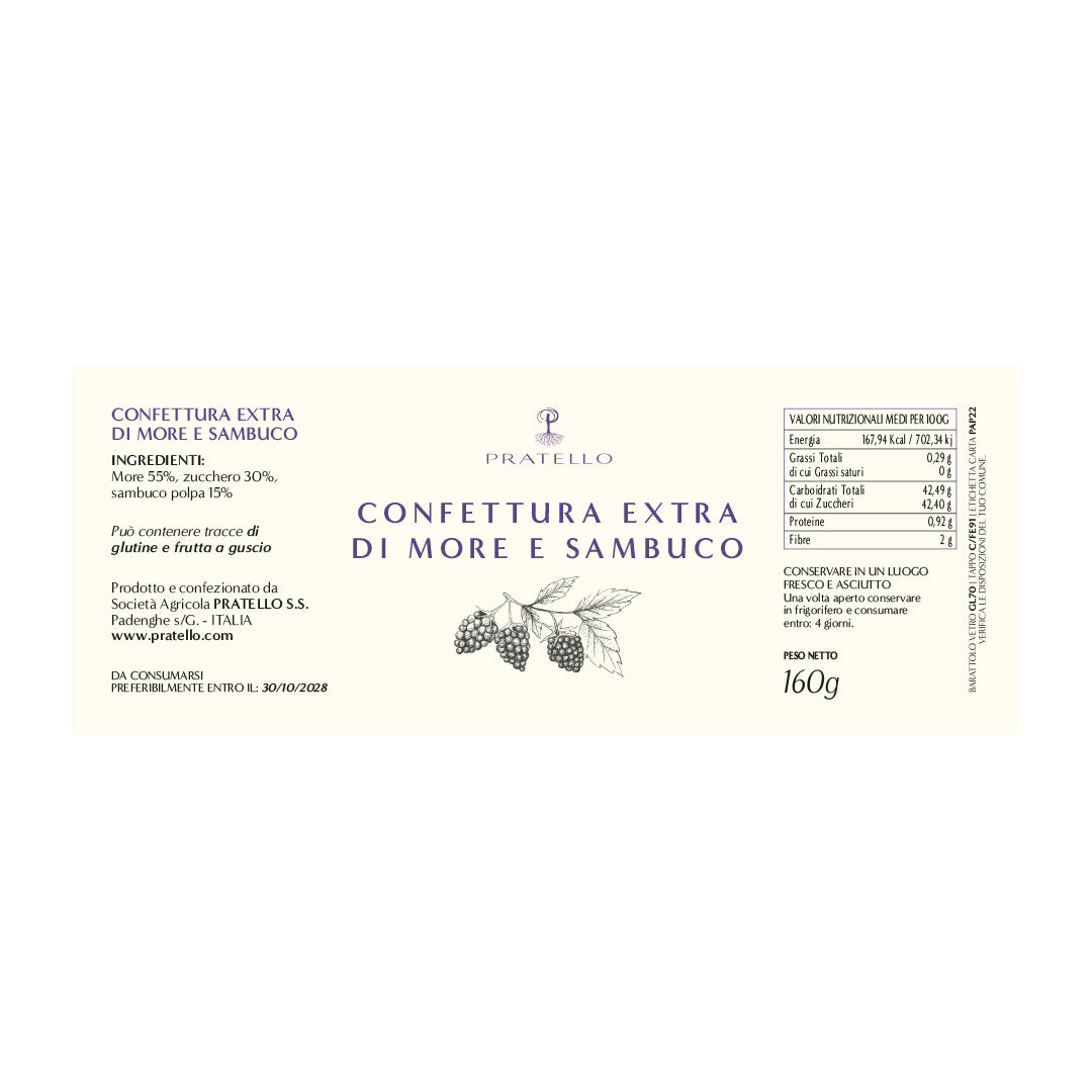 Confettura extra di More e Sambuco