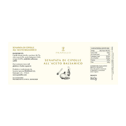 Senapata di Cipolle all'aceto balsamico